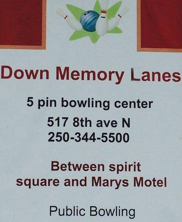 Down Memory Lanes Bowling